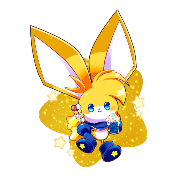 Kinoko acrylic keychain (yellow)